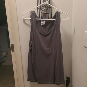 Gray Sleeveless Top